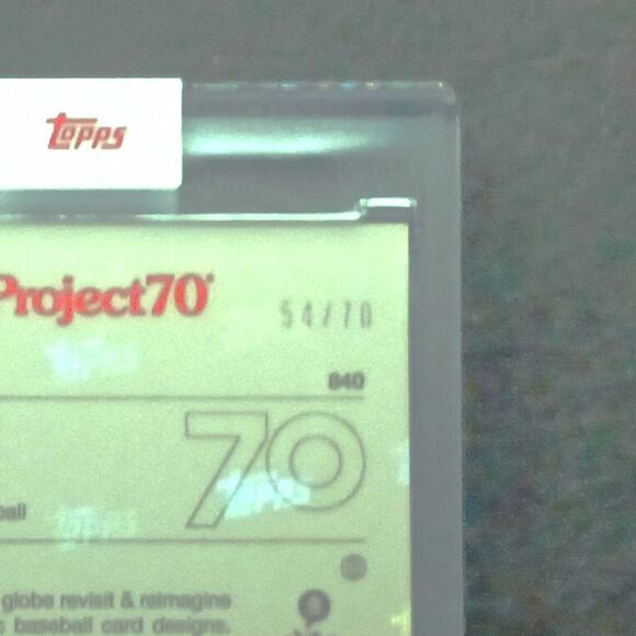 Topps Project 70 Rainbow Foil 54/70 Card #840 - Hank Aaron 2009 by Quiccs - Picture 3 of 7